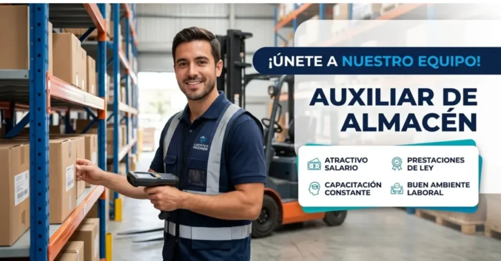 Auxiliar de almacen para centro de dis