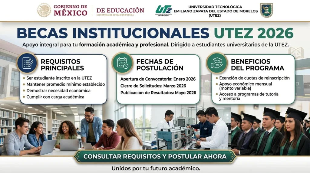 Becas Institucionales UTEZ 2026
