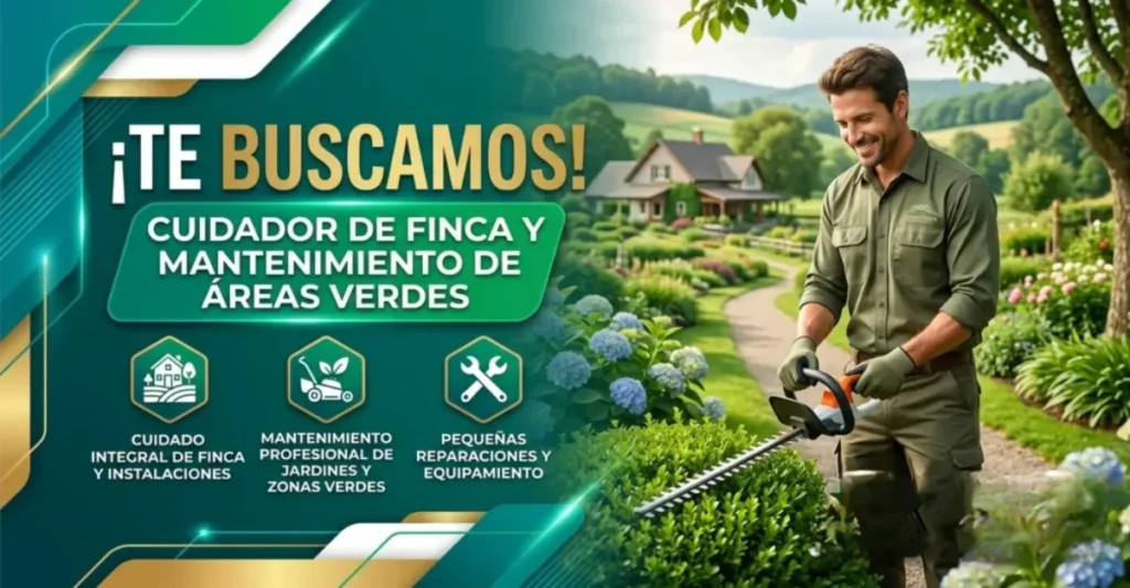 Cuidador de finca y mantenimiento