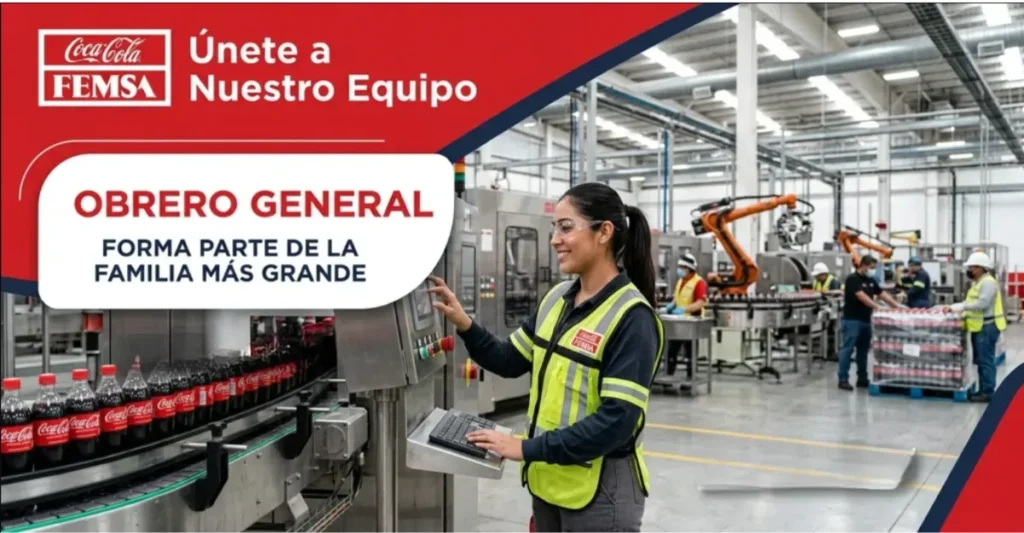 Obrero general en coca cola femsa